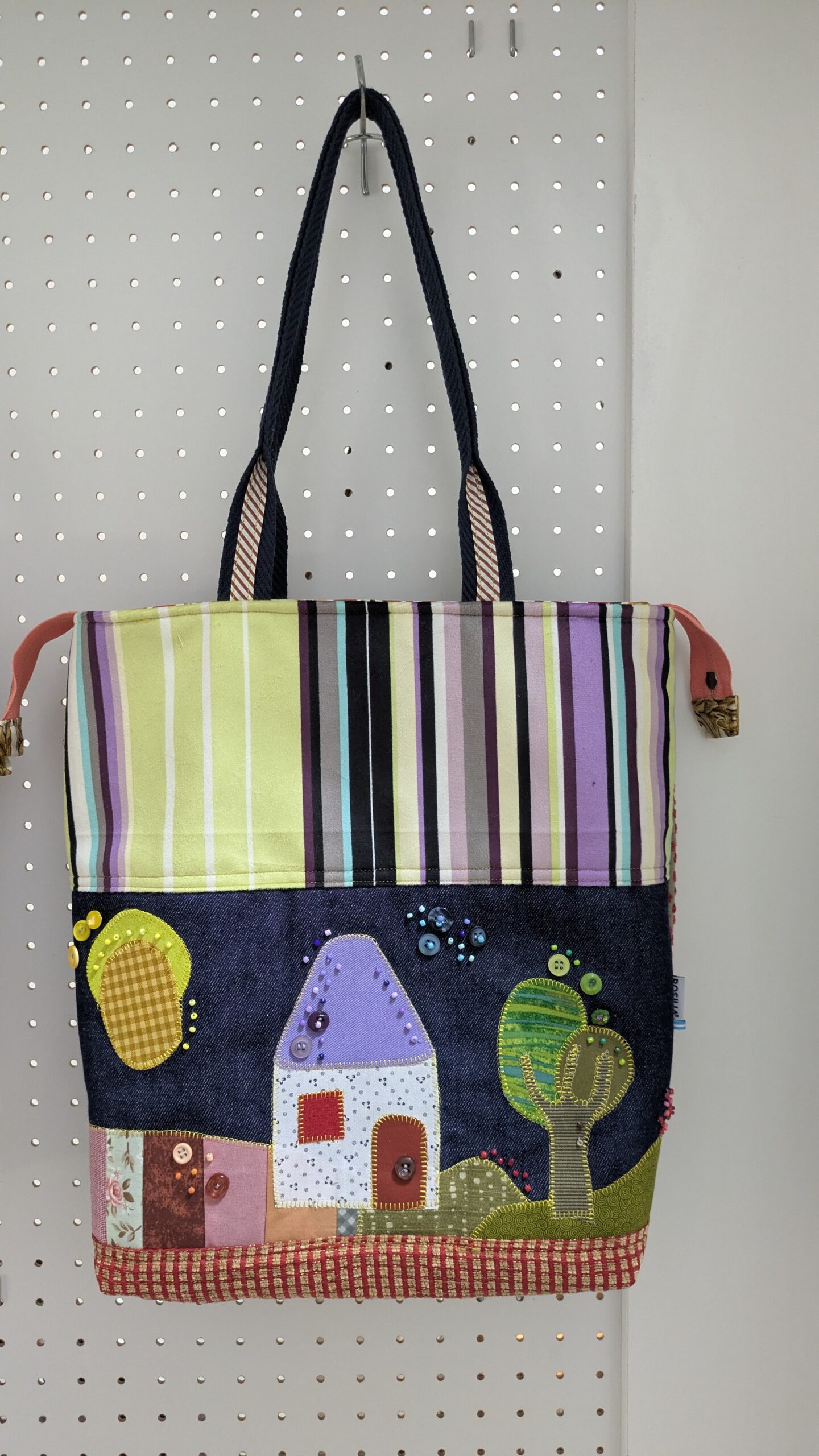 Bolso Artesanal Casitas